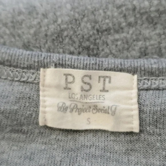 PST Project social LA keyhole cut out Pullover Sweatshirt Sz Small - Picture 6 of 7